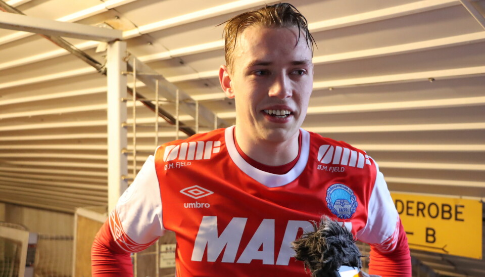Matias Aadnøy var endelig tilbake ute på banen for første gang siden 2021.