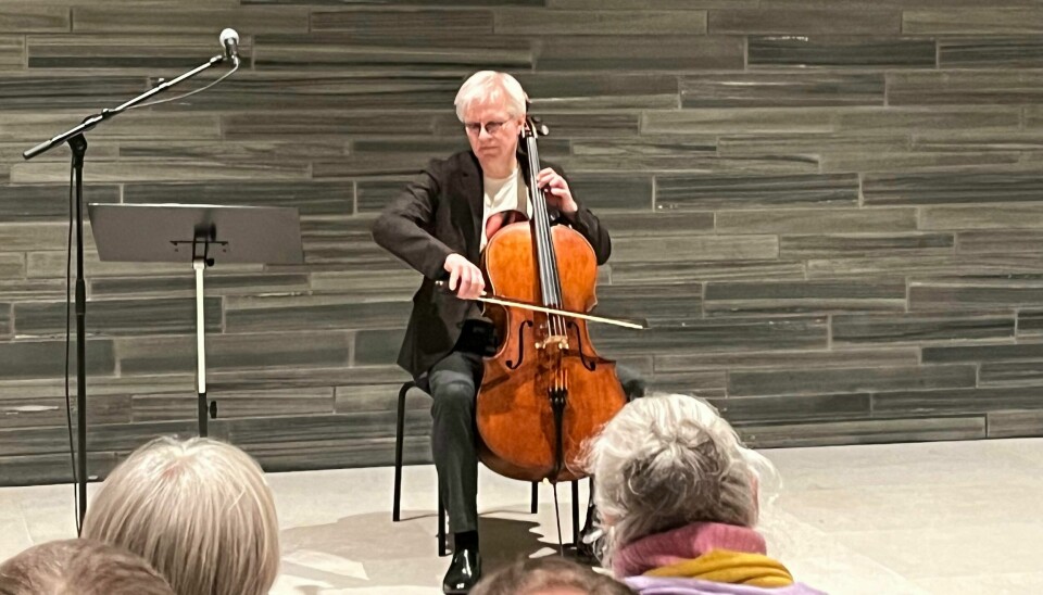 Øyvind Gimse var blant mange klassiske artister som spilte konsert på Nasjonalmuseet med gamle instrumenter.