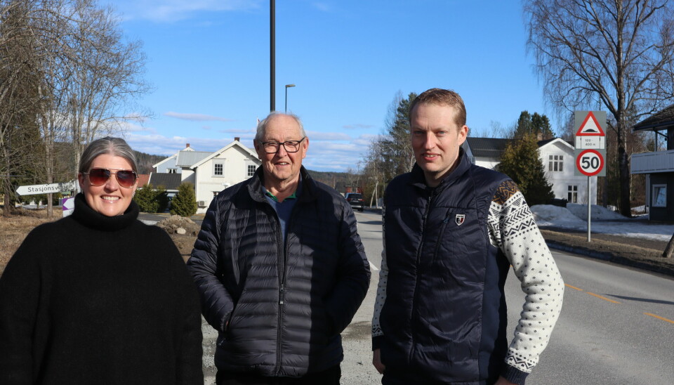 Aldri for tidlig å planlegge til jul mener May Nordseth, Svein Finnseter og Christian Sternberg fra Roverud velforening.
