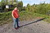 I grøntområdet rett bak gjerdet foregikk gravingen og sprengingen som gjorde at Bjørn Egil Jakobsen tok kontakt med kommunen.