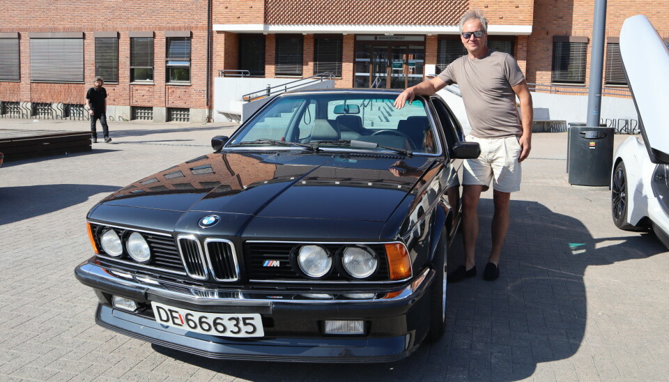 Ivar Sund og drømmebilen hans, en BMW M6.