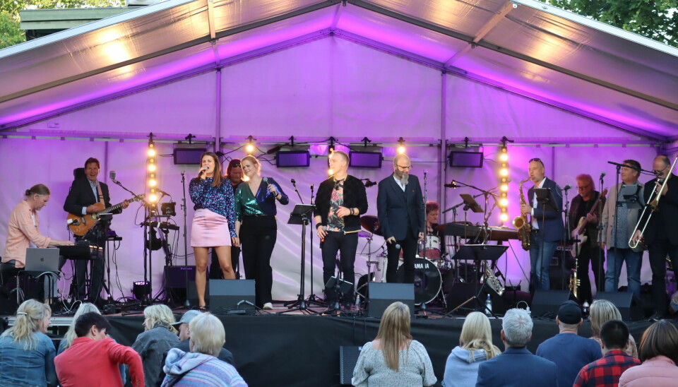 Det store bandet leverte et show av høy kvalitet i Herdahlsparken fredag.