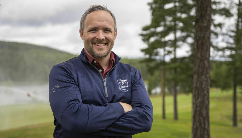 Daniel Larsson, daglig leder i Kongsvingers Golfklubb håper Hovlands suksess skal skape større interesse for lokal golf.