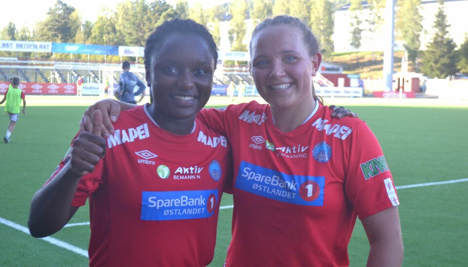 Marie-Claire Hirwa Sebazungu og Ingrid Hellerud Ihlebekk leverte to mål hver i KILs målfest mot Medkila søndag.