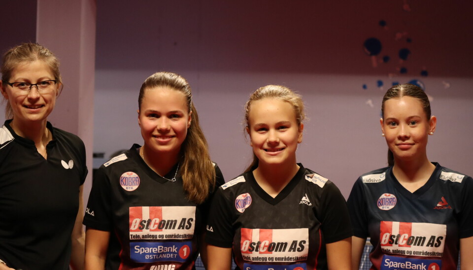Ieva Juceniciute-Ruse, Marine Pettersen Kvinge, Maja Pettersen Kvinge og Beate Haraldseid skal representere KOBRA BTK i Stiga-ligaen.
