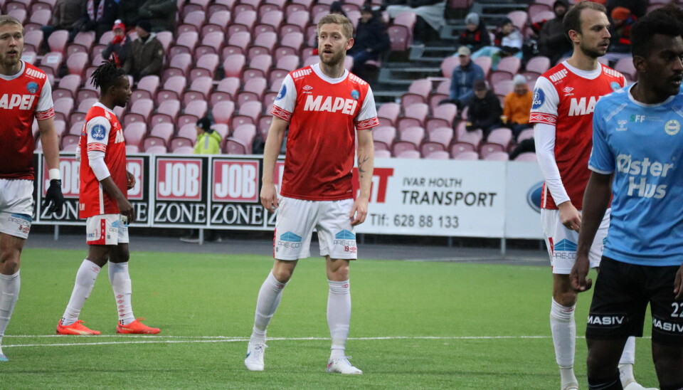 Kristian Jahr har slitt mye med skader, og har nå bestemt seg for å gi seg med å spille fotball. Her fra kampen mot Sandnes Ulf i fjor.